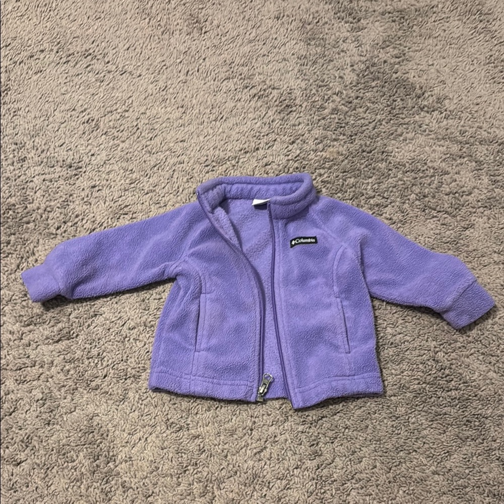 Columbia Purple Fleece Jacket 6-12 months
